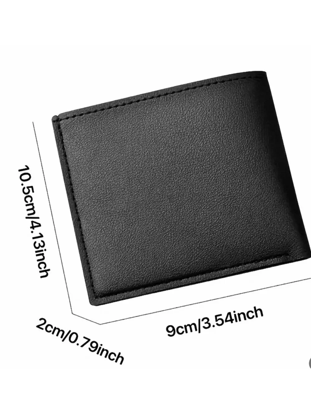 New - Simple & Stylish Faux Leather Wallet with Multiple Card Slots